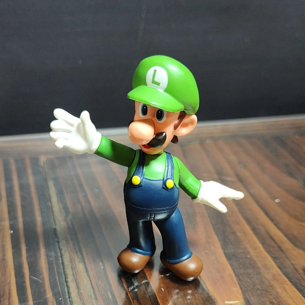 Vintage Nintendo Super Mario Bros Figures Set - Mario Luigi Waluigi Donkey Kong